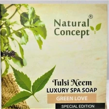 NATURAL CONCEPT TULSI NEEM LUXURY SPA SOAP SPECIAL EDITION (100 GRAMS X 4)