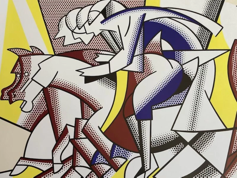 Póster Olímpico Roy Lichtenstein 1984 Los Ángeles 24" x 36" Edición Limitada Foto 3 de 4