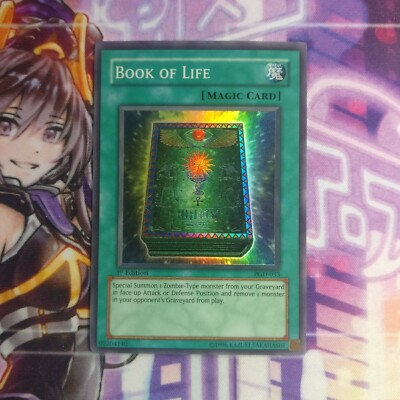 1X BOOK OF LIFE	PGD-033	1ST	SUPER	NEAR MINT YUGIOH