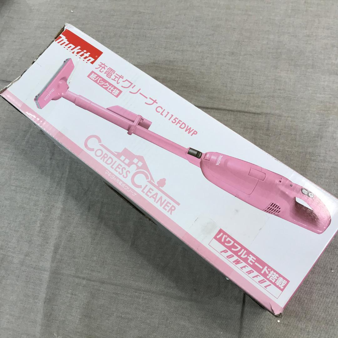 新品Makita 充電式クリーナー CL115FDWP ピンク Makita pink Rechargeable Cleaner with Built-in Battery 10.8V