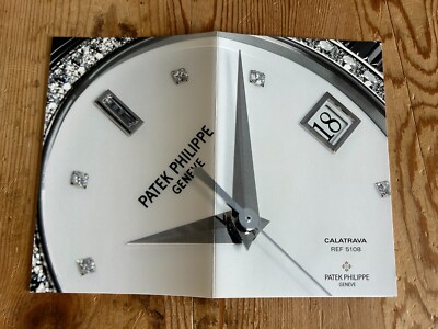 Booklet PATEK PHILIPPE - New Models 2005 - Modelo Calatrava - Ref. 5108