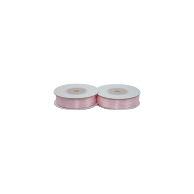 2 Rollen Doppelsatinband 50 Meter 3 mm Rosa 0315 Gesamt 100 Meter Doppelsatin