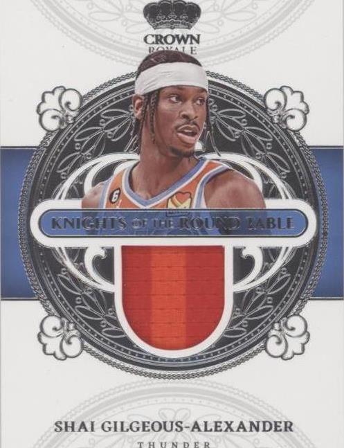 Sga Crown Rookie 2022-23 Panini Crown Royale - Knights of the Round Table Shai Gilgeous ...