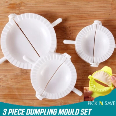 PNS *3 Piece Set* Dumpling Mould Pastry Press Dough Dimsum Empanada Calzone|CHEAPEST