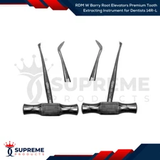 RDM W Barry Root Elevators Premium Tooth Extracting Tool for Dentists 14 R-L