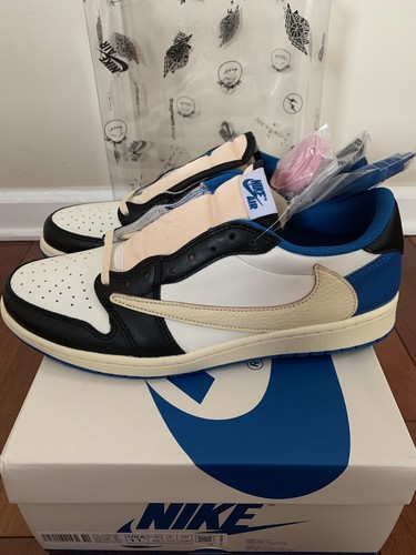 Air Jordan 1 Low OG SP Fragment Design x Travis Scott DM7866-140 Mens Size  11 | eBay