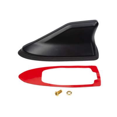 Matte Black Shark Fin Roof Antenna FM/AM Radio Aerial Decor Cover Universal