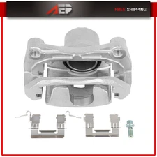Front & Left Brake Calipers w/ Bracket Accessories Kit For 07-2012 Nissan Sentra
