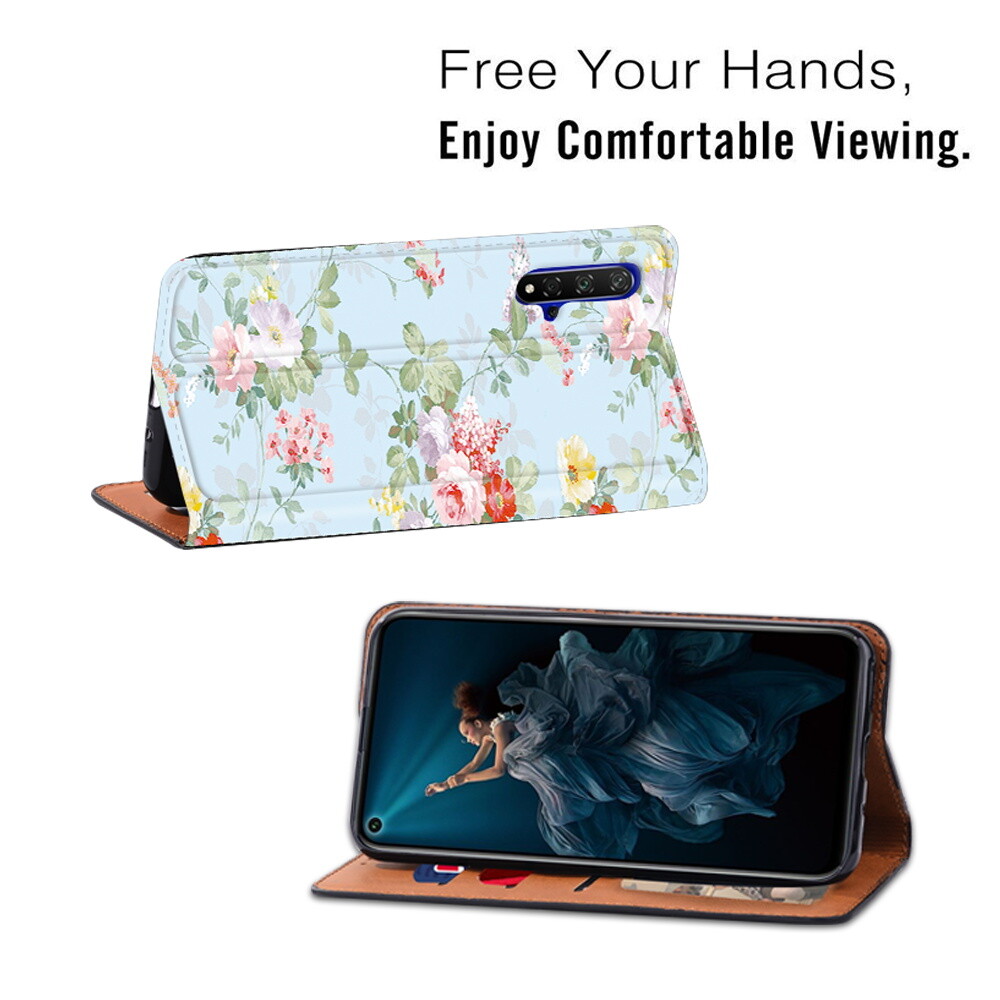 Leather Stand Wallet Cover Case FOR Huawei Honor 8A/9X/10 LITE - Foto 4