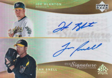 2005 Reflections Dual Signatures #JBIS Joe Blanton/Ian Snell T3