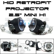Mini H1 2.5 Inch Projectors Set Retrofit Bi-xenon High Low Hid Projector Custom Mini H1 2.5 Inch Projectors Set Retrofit Bi-xenon High Low Hid Projector Custom