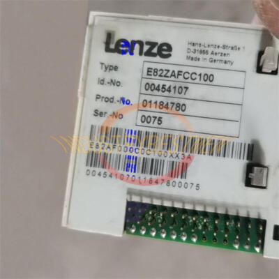 ONE USED Lenze E82ZAFCC100 8200 Series Inverter I/O Module