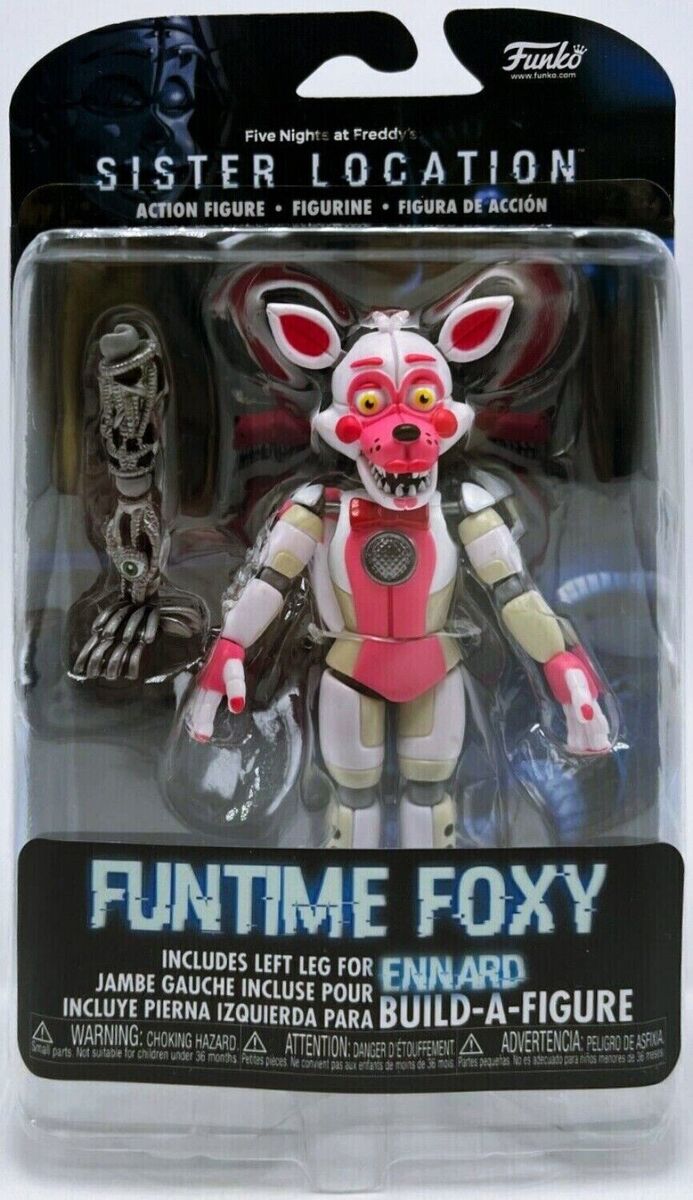 FNAF 11847 Fun Time Foxy Action Figure : : Toys & Games