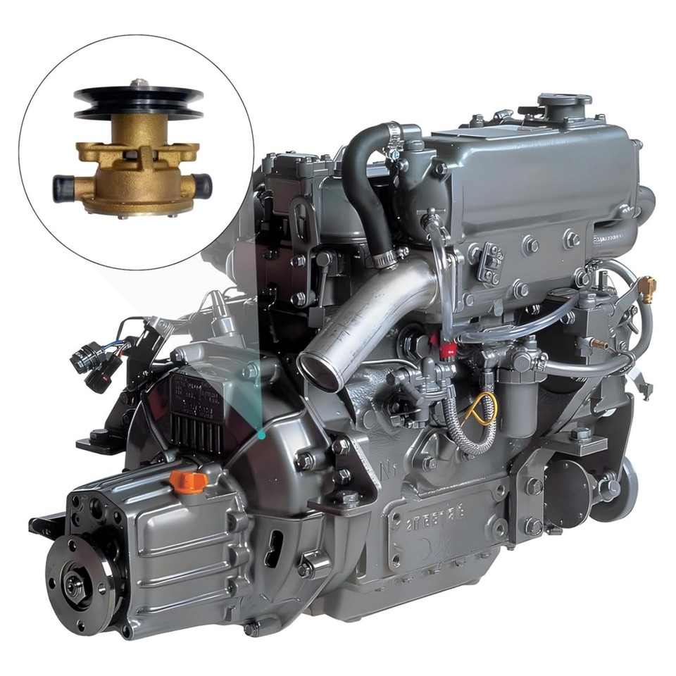 12837742500 Sea Water Pump for Yanmar 2GM 3GM Johnson 102450901 24509