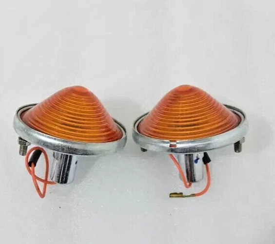 Jeeps Parking or Turn Signal Amber Light Fits Willys CJ-3B CJ3 CJ5 CJ6 Foto 3 de 4