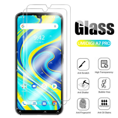 2x UMIDIGI A5 A7S A7 A9 Pro A11 A13 A15 A16 Pro Tempered Glass Screen Protector