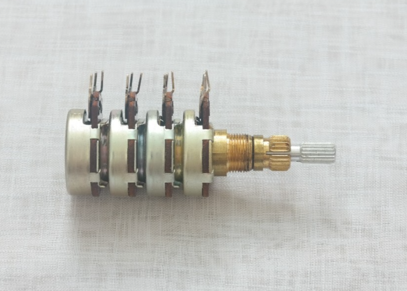 ALPS quad Linear DUAL SHAFT 4 X 50K BX4 50kΩBX4 Control