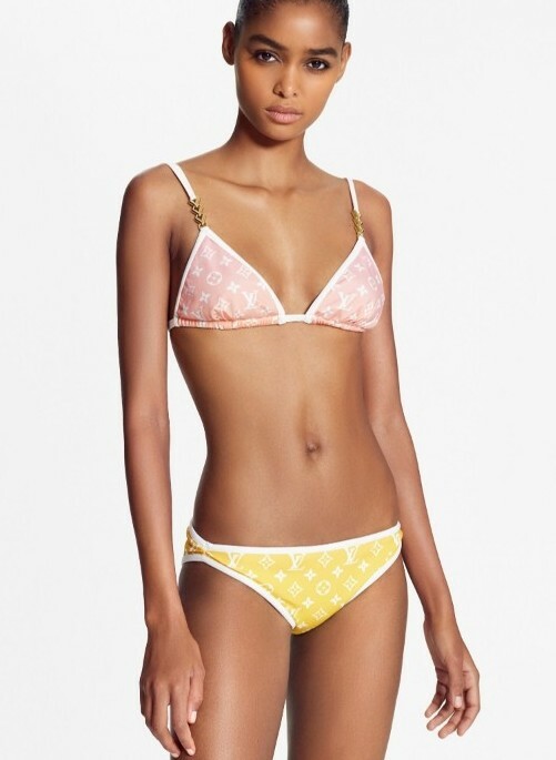 Louis Vuitton MONOGRAM OMBRÉ TRIPLE V TRIANGLE BIKINI TOP