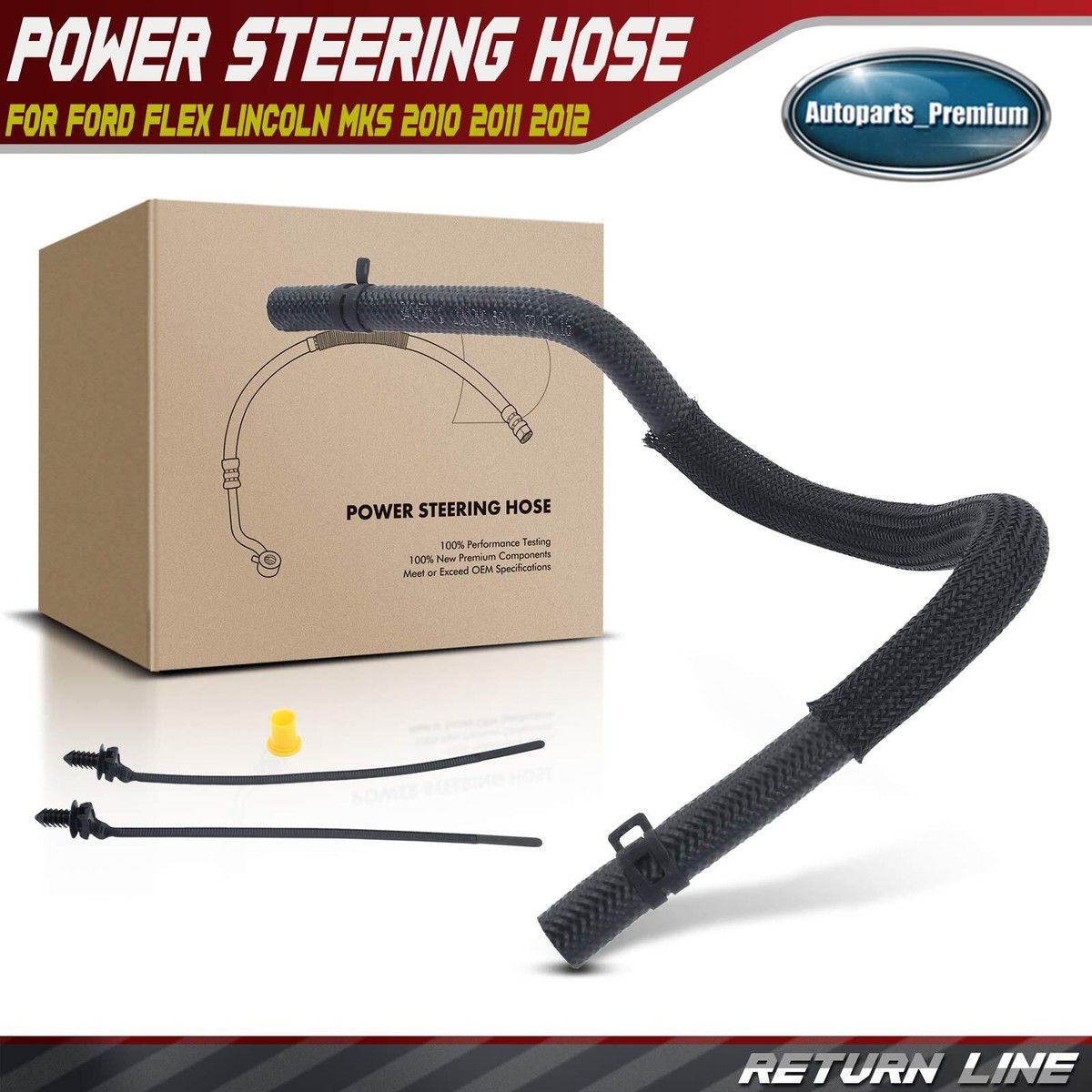 Power Steering Return Hose Assembly for Ford Flex Lincoln