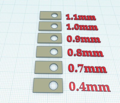 PARD NV008 NV 008 LRF Plus Reticle Adjustment Shim Set