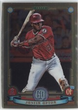 2019 Topps Gypsy Queen JUSTIN UPTON Chrome Box Topper #36 - ANGELS - 