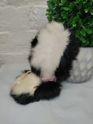 RARE Vintage Rushton rubber face Skunk Plush Toy Collectible 6