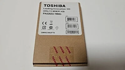 Toshiba 4GB DDR4-2133 Memory 4 GB Arbeitsspeicher RAM SODIMM PA5282U-1M4G -