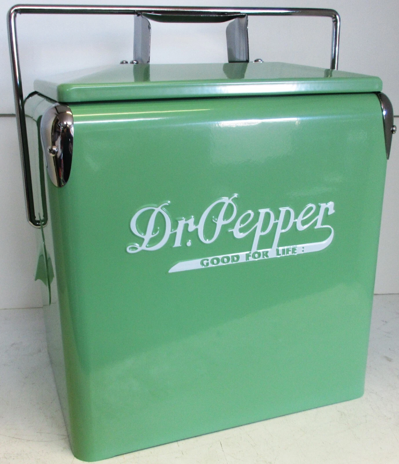 DR PEPPER Six Pack Soda Cooler Embossed Lettering