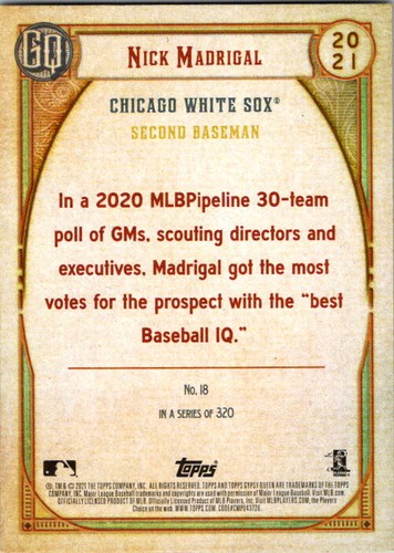 2021 Topps Gypsy Queen Baseball Base. -PICK YOUR CARD - Picture 25 of 390