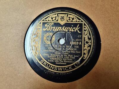 Danny Kaye/ Andrews Sisters - Put 'em in a box, tie 'em with a ribbon Schellack