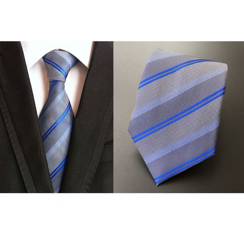 Mens 8cm Wide Colorful Striped Paisley Neck Tie Wedding Party Necktie Neckwear - Picture 19 of 24