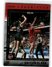 2025 Panini Caitlin Clark Chronicled Red Holo #15