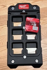 NEW Milwaukee Packout 48-22-8486 Compact Wall Plate - Black - Multibuy Available