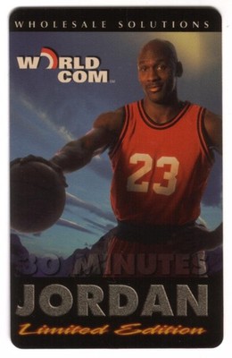 30m Michael Jordan 23 Mit Basketball - LE Wholesale Solutions 1998 Telefonkarte