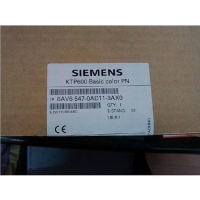 SIEMENS 6AV6 647-0AD11-3AX0 KTP600 BASIC PANEL-BRAND NEW PRODUCT