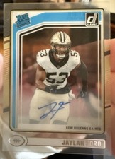 2024 Panini Clearly Donruss - Rated Rookie Jaylan Ford #92 Autographs (AU, RC)
