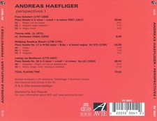 ANDREAS HAEFLIGER PERSPECTIVES 1 NEW CD