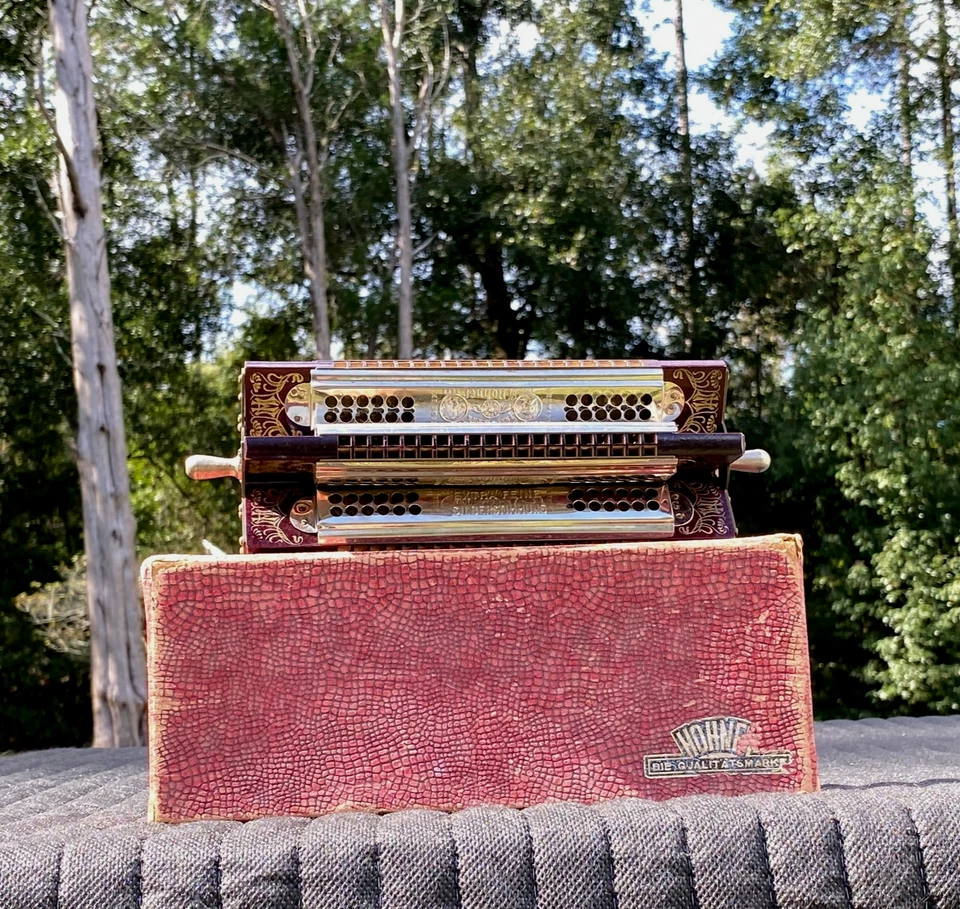 Antique Hohner Harmonica Sextet Tremolo Silberstimmung Extra Feine 1900-1933 - Image 3 of 4