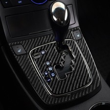 4pcs Real Carbon Fiber Gear Shift Panel Cover A For Hyundai Genesis Coupe 10-12