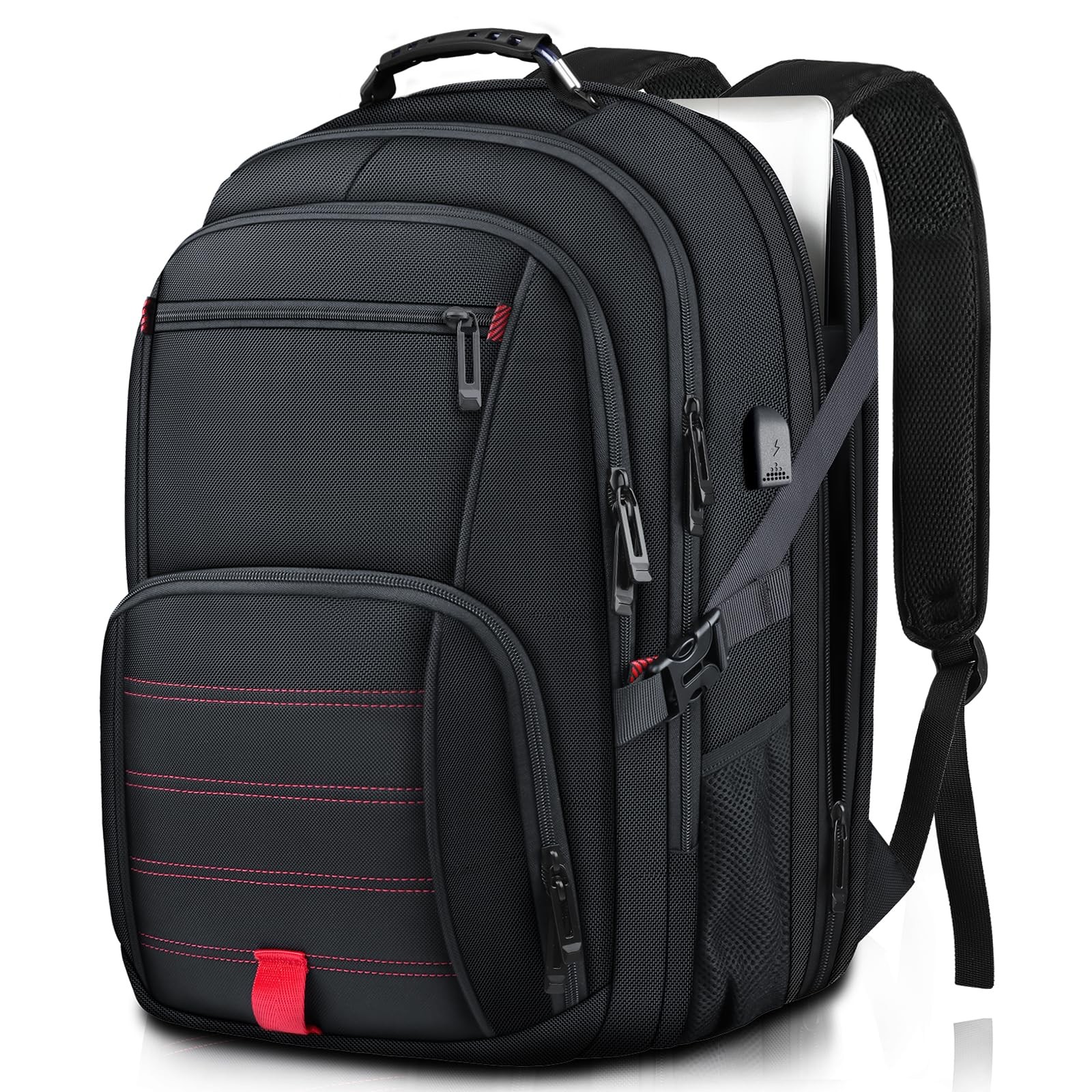 50L Extra Large Travel Laptop Backpack for Men - Spacious & Durable-image