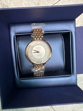 SWAROVSKI Crystalline Chic Watch Swiss Made Rose Gold /Silver Tone 5544590 NIB
