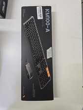 ProtoArc Backlit Bluetooth Keyboard and Mouse for Mac KM100-A Full Size Wireless