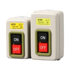 1x Druckknopfschalter Ein/Aus Schalter Selbstverriegelung Elektromotorschalter 