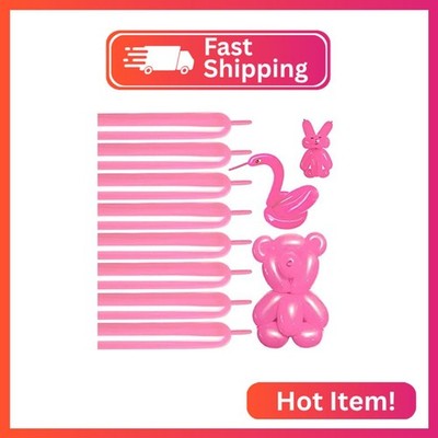 Pink 260 Balloons, Long Balloons, Twist Balloon, Pink Modelling Balloons, Long B