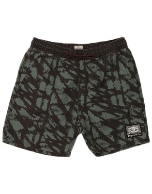 RIP CURL Herren Badeshorts Abstraktes Muster Small Grün Polyester AF34