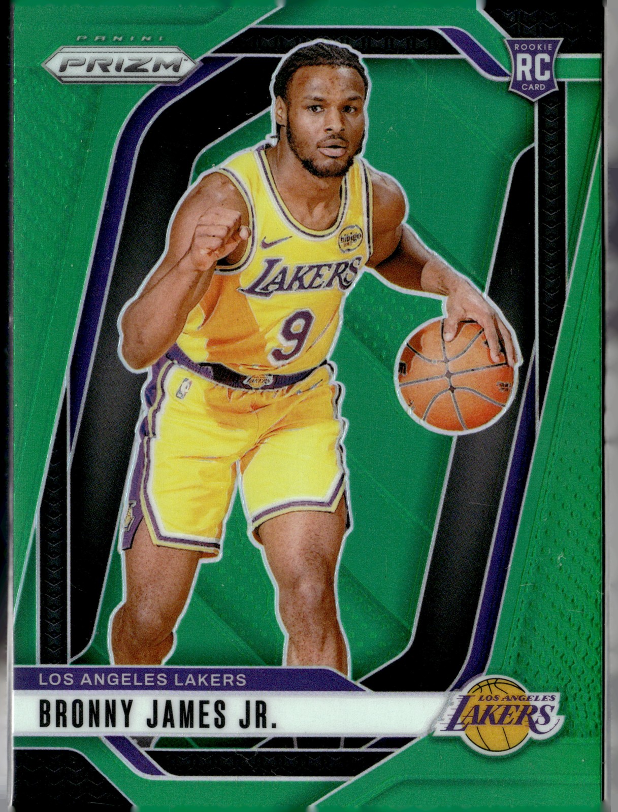 🔥 2024-25 Bronny James Jr. Green Prizm #243 RC Los Angeles Lakers NM/M🔥