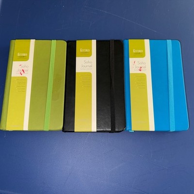 World Traveler Eccolo Lined Journal Notebooks as is READ 3'' X 5.5''