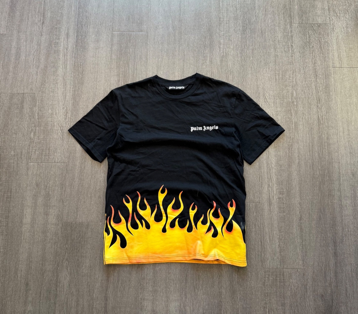 Fire Starter Palm Angels T Shirt Flame Cheap Palm Angels