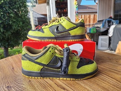 New Nike Dunk Low Retro QS Halloween Skull  Men s Size 11.5 Hv6103-300 No Lid
