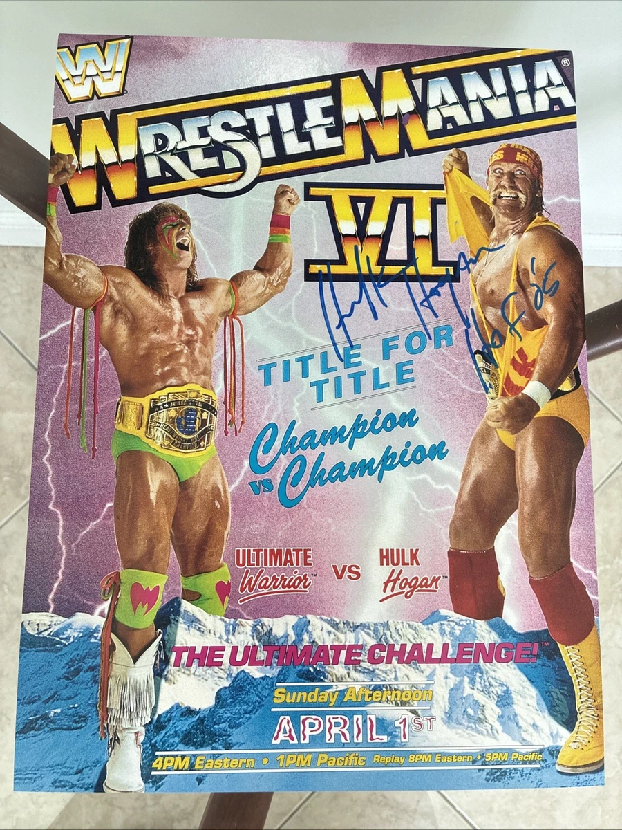 Hulk Hogan Wrestling Original Autographed Items | eBay